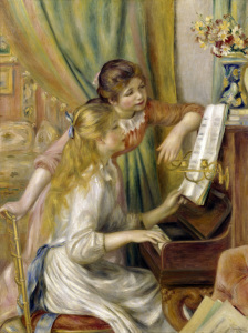 Bild-Nr: 30006918 Renoir / Two girls at the piano / 1892 Erstellt von: Renoir, Pierre-Auguste