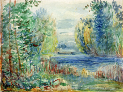 Bild-Nr: 30006950 A.Renoir, Flußlandschaft Erstellt von: Renoir, Pierre-Auguste