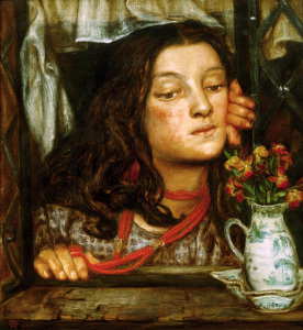 Bild-Nr: 30007164 D.G.Rossetti, Mädchen an einem Fenster Erstellt von: Rossetti, Dante Gabriel