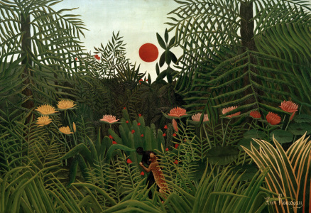 Bild-Nr: 30007238 H.Rousseau / Jungle Landscape.. (Basle) Erstellt von: Rousseau, Henri Julien Felix
