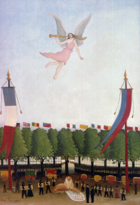 Bild-Nr: 30007272 H.Rousseau, Liberty inviting Artists Erstellt von: Rousseau, Henri Julien Felix