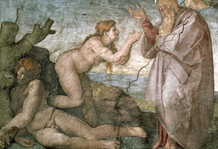 Bild-Nr: 30007318 Creation of Eve / Michelangelo / c.1510 Erstellt von: Buonarroti, Michelangelo (Michelangelo di Lodovico Buonarroti Simoni)