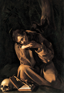 Bild-Nr: 30007338 Caravaggio / St.Francis of Assisi / 1606 Erstellt von: da Caravaggio, Michelangelo Merisi