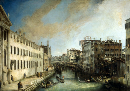 Bild-Nr: 30007407 Venice, Rio dei Mendicanti / Canaletto Erstellt von: Canal, Giovanni Antonio & Bellotto, Bernardo