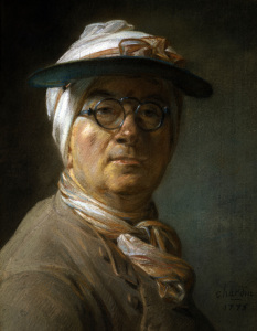 Bild-Nr: 30007419 Chardin / Self-portrait with Glasses Erstellt von: Chardin, Jean Siméon