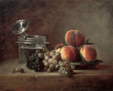 Bild-Nr: 30007435 Chardin / Crystal Bowl, Fruit / Painting Erstellt von: Chardin, Jean Siméon