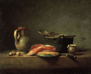 Bild-Nr: 30007445 Chardin / Kitchen still-life / c.1732 Erstellt von: Chardin, Jean Siméon