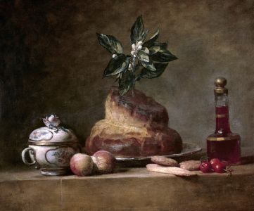 Bild-Nr: 30007449 Chardin / Still life with brioche / 1763 Erstellt von: Chardin, Jean Siméon