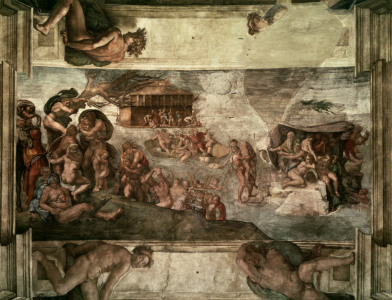 Bild-Nr: 30007453 Michelangelo, The Flood Erstellt von: Buonarroti, Michelangelo (Michelangelo di Lodovico Buonarroti Simoni)