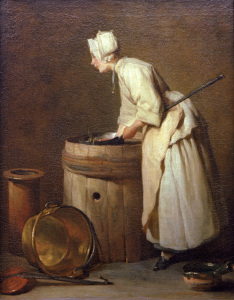 Bild-Nr: 30007489 J.B.S.Chardin / The Pot Cleaner Erstellt von: Chardin, Jean Siméon