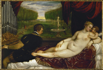 Bild-Nr: 30007491 Titian / Venus with organ player Erstellt von: Vecellio, Tiziano