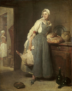 Bild-Nr: 30007509 Chardin / The Messenger / 1739 Erstellt von: Chardin, Jean Siméon