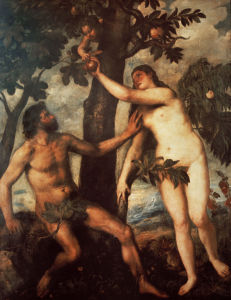 Bild-Nr: 30007521 The Fall from Grace / Titian / c.1568 Erstellt von: Vecellio, Tiziano