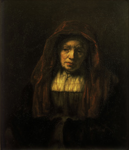 Bild-Nr: 30007661 Rembrandt / Old woman with head scarf Erstellt von: Rembrandt Harmenszoon van Rijn