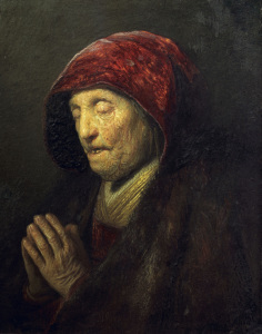 Bild-Nr: 30007715 Rembrandt, Betende alte Frau Erstellt von: Rembrandt Harmenszoon van Rijn