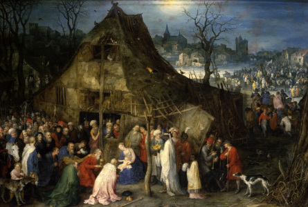 Bild-Nr: 30007737 J. Brueghel the eld., Worshipping Kings Erstellt von: Jan Brueghel der Ältere