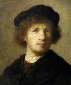 Bild-Nr: 30007761 Rembrandt / Self-portrait / c. 1630 Erstellt von: Rembrandt Harmenszoon van Rijn