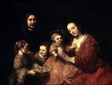 Bild-Nr: 30007765 Rembrandt/ Family portrait/ 1668 Erstellt von: Rembrandt Harmenszoon van Rijn