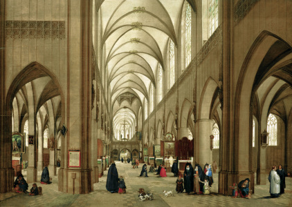 Bild-Nr: 30007839 Steenwijk u.Brueghel, Antwerp.Kathedrale Erstellt von: Jan Brueghel der Ältere