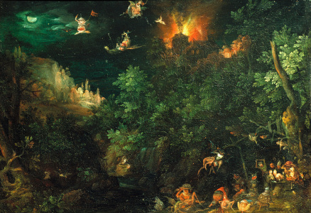 Bild-Nr: 30007883 J.Brueghel t.E. / Temptation of Antony Erstellt von: Jan Brueghel der Ältere