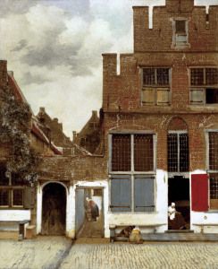 Bild-Nr: 30007905 Vermeer / Street in Delft / c.1657/58 Erstellt von: Jan Vermeer van Delft
