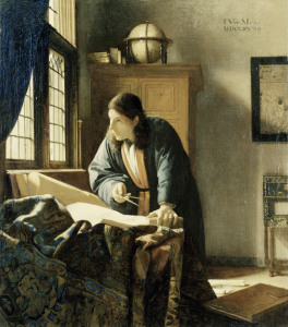 Bild-Nr: 30007915 Vermeer / The geographer / c.1668/69 Erstellt von: Jan Vermeer van Delft