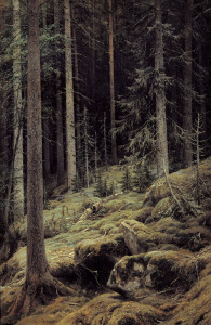 Bild-Nr: 30007975 Shishkin / Forest Darkness / Painting Erstellt von: Schischkin, Iwan Iwanowitsch