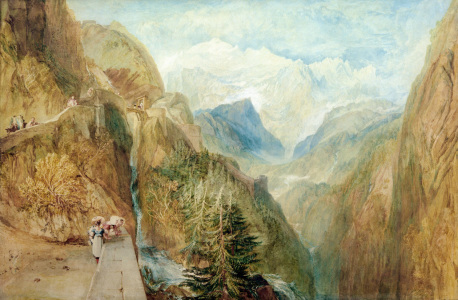 Bild-Nr: 30008109 Montblanc von Fort Roch / W.Turner Erstellt von: Turner, Joseph Mallord William