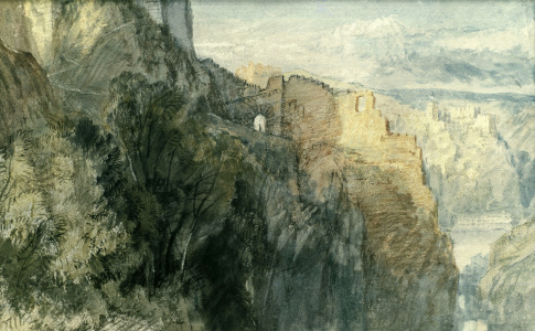 Bild-Nr: 30008167 William Turner, Burg Katz Erstellt von: Turner, Joseph Mallord William