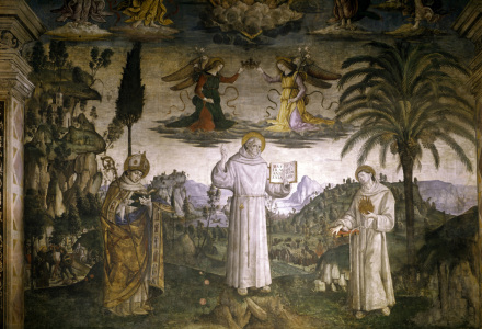 Bild-Nr: 30008213 Pinturicchio / St. Bernard of Siena Erstellt von: Pinturicchio, Bernadino di Betto di Biagio