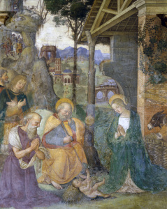 Bild-Nr: 30008217 Pinturicchio / Adoration of the child Erstellt von: Pinturicchio, Bernadino di Betto di Biagio
