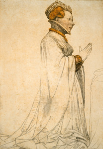 Bild-Nr: 30008249 Jeanne de Boulogne / Drawing / Holbein Erstellt von: Hans Holbein der Jüngere