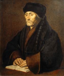 Bild-Nr: 30008253 Erasmus of Rotterdam / Holbein school. Erstellt von: Hans Holbein der Jüngere