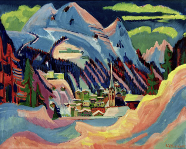 Bild-Nr: 30008311 Kirchner / Davos in Snow / 1921 Erstellt von: Ernst Ludwig Kirchner