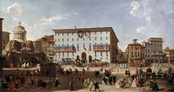 Bild-Nr: 30008329 Rome / Piazza di Spagna / Painting Erstellt von: Pannini, Giovanni Paolo
