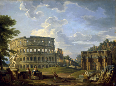 Bild-Nr: 30008337 Rome, Colosseum a.Arch of Const./Pannini Erstellt von: Pannini, Giovanni Paolo