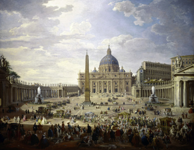 Bild-Nr: 30008355 Rome / Saint Peter's / Pannini / Paint. Erstellt von: Pannini, Giovanni Paolo