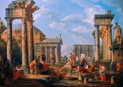 Bild-Nr: 30008357 G. P. Pannini / Roman Architecture  Erstellt von: Pannini, Giovanni Paolo