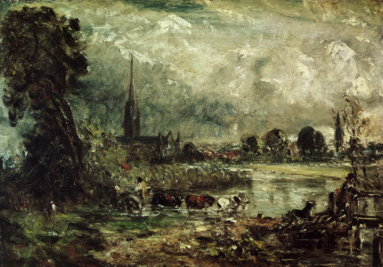 Bild-Nr: 30008387 Constable / Salisbury Cathedral / 1829 Erstellt von: Constable, John