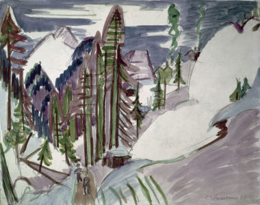 Bild-Nr: 30008407 Kirchner / Valley near Davos / 1926 Erstellt von: Ernst Ludwig Kirchner