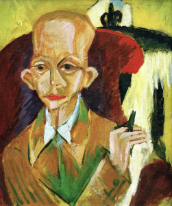 Bild-Nr: 30008411 Oskar Schlemmer / Painting by Kirchner Erstellt von: Ernst Ludwig Kirchner