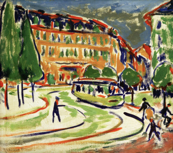 Bild-Nr: 30008415 E.L.Kirchner, Straßenbahn in Dresden Erstellt von: Ernst Ludwig Kirchner