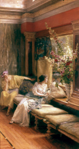 Bild-Nr: 30008547 u.Alma-Tadema, Vain Courtship, 1900 Erstellt von: Alma-Tadema, Lawrence