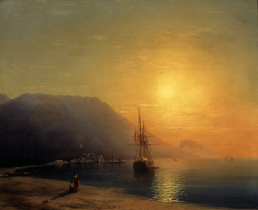 Bild-Nr: 30008629 I.Aivazovsky, Sunset off Ayu Dag, 1861. Erstellt von: Aiwasowski, Iwan Konstantinowitsch