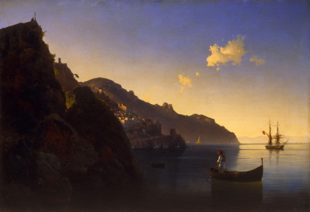 Bild-Nr: 30008653 I.K.Aivasovsky / Coast of Amalfi / 1841 Erstellt von: Aiwasowski, Iwan Konstantinowitsch