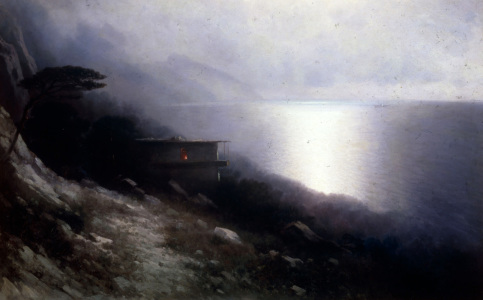 Bild-Nr: 30008661 I.K.Aivazovsky, Moonlight over the Crim Erstellt von: Aiwasowski, Iwan Konstantinowitsch