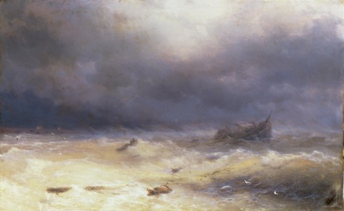 Bild-Nr: 30008663 I.Aivazovsky, The Tempest, 1888. Erstellt von: Aiwasowski, Iwan Konstantinowitsch