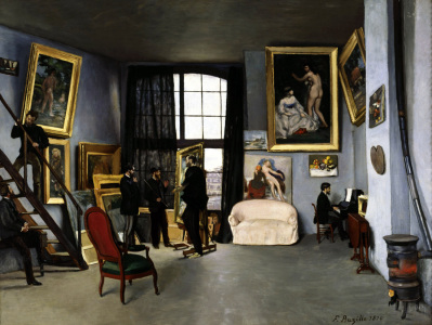 Bild-Nr: 30008685 Frederic Bazille/ L'atelier de Bazille Erstellt von: Bazille, Frédéric