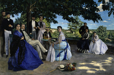 Bild-Nr: 30008691 Frederic Bazille / Réunion de famille Erstellt von: Bazille, Frédéric