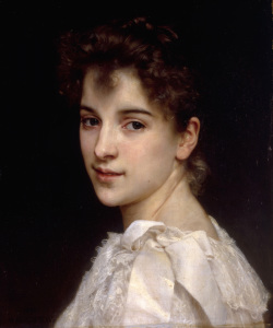 Bild-Nr: 30008705 W.Bouguereau, Portrait of Gabrielle,1890 Erstellt von: Bouguereau, William Adolphe